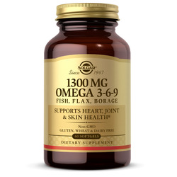 Solgar Efa Omega-3-6-9, 60 Softgels, 1300 mg