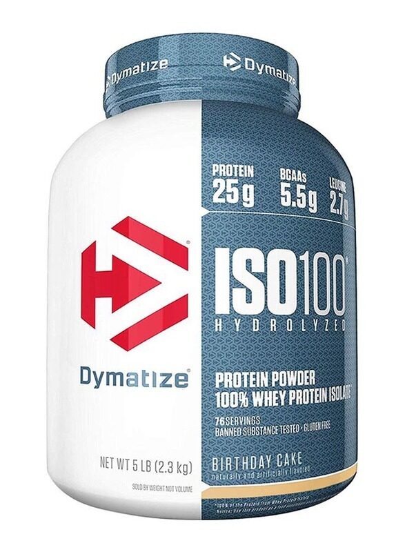 

Dymatize ISO 100 Protein Powder, 2.3Kg, Birthday Cake