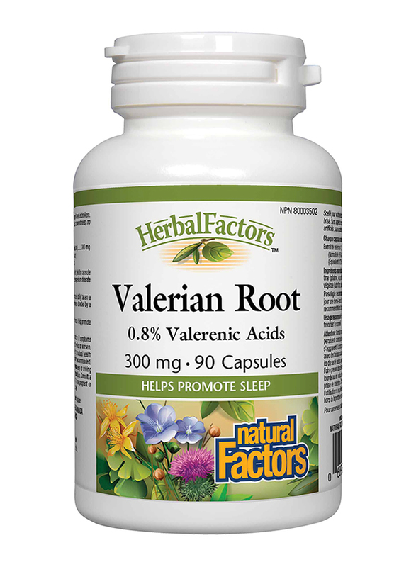 Natural Factors Valerian Root Capsules, 300mg, 90 Capsules