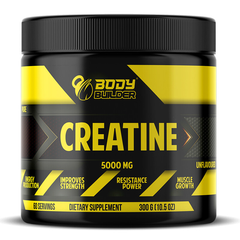 

Body Builder Creatine Monohydrate Protein Powder, 300gm, Unflavoured