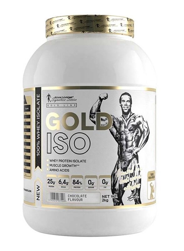 

Kevin Levrone 100% Gold Isolate Whey Protien, 2 Kg, Chocolate