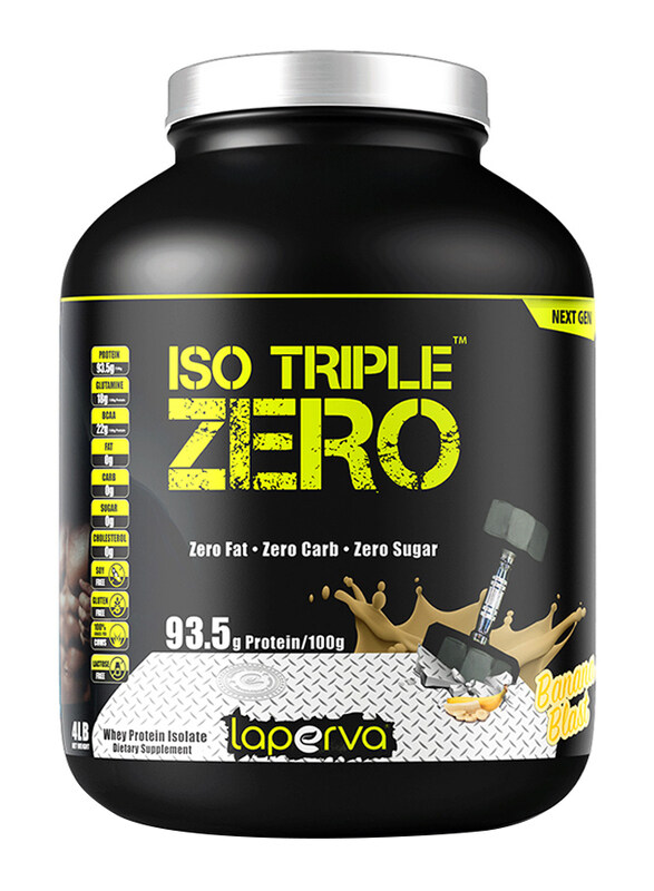 

Laperva Iso Triple Zero Next Generation Protein Powder, 4Lbs, Banana