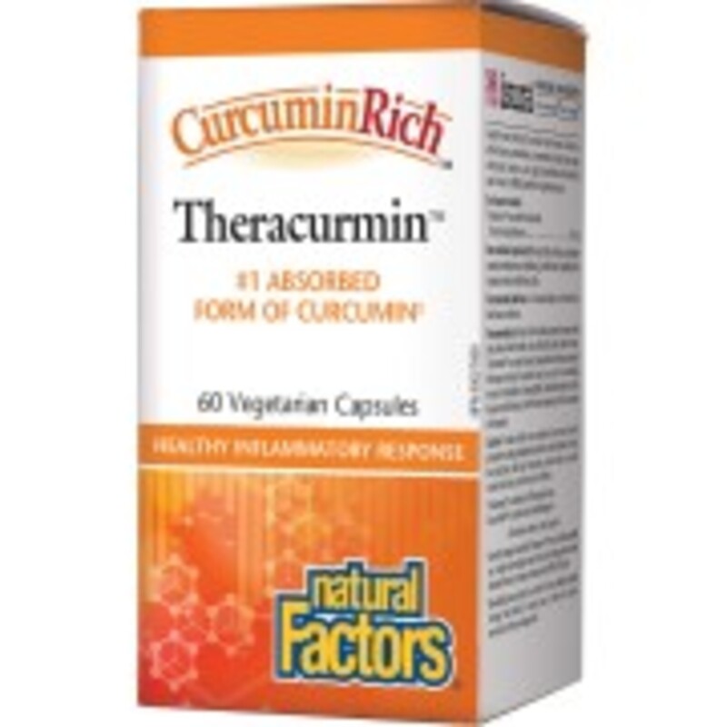 Natural Factors CurcuminRich Theracurmin, 30 mg, 60 Veggie Capsules