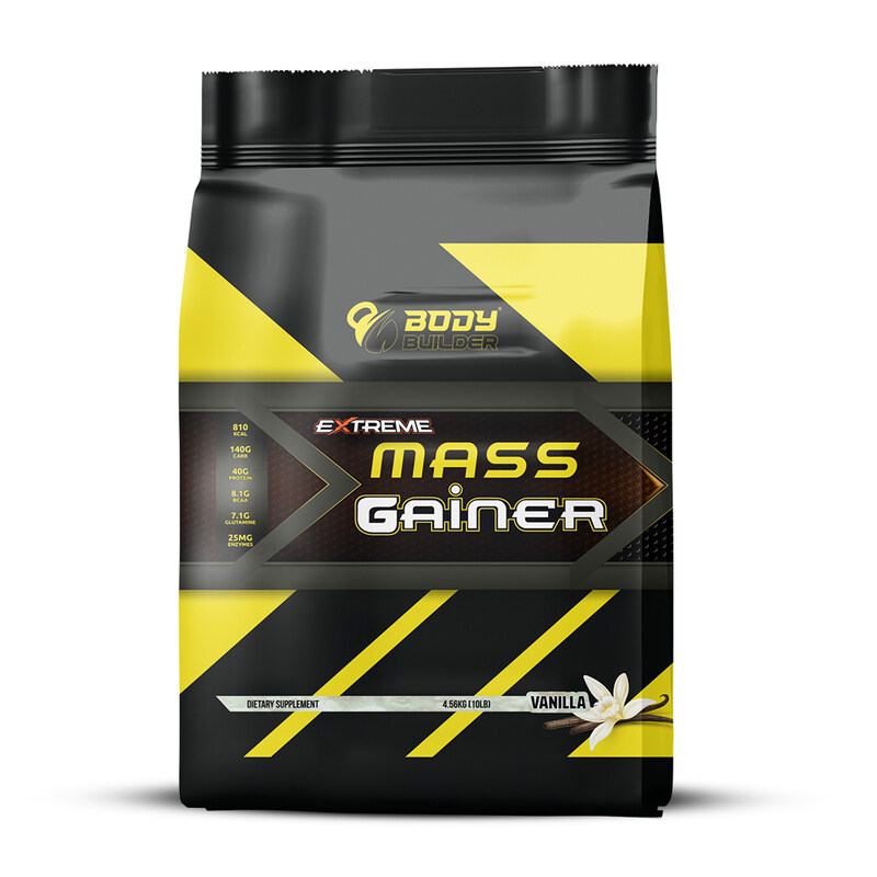 

Dr. Nutrition Body Builder Extreme Mass Gainer, Vanilla, 10 LB