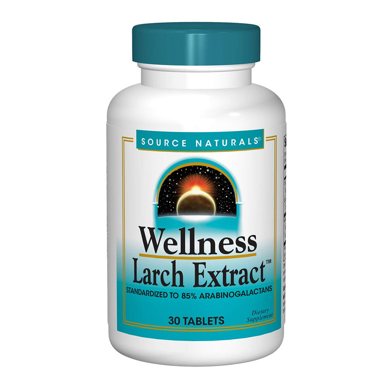 Source Naturals Wellness Larch Extract, 1000 mg, 30 Tablets