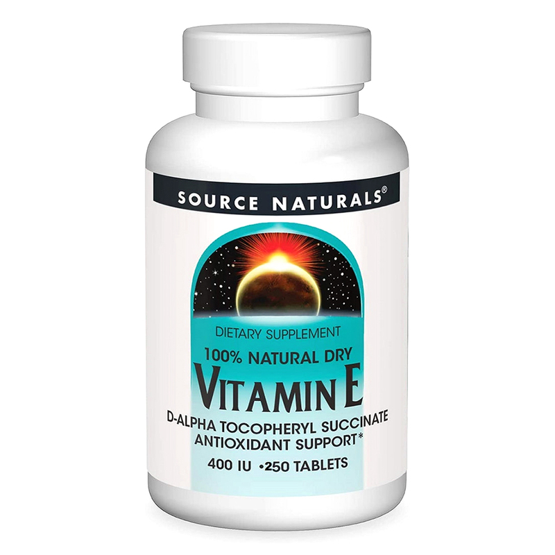 Source Naturals Vitamin E, 250 Tablets, 400 IU