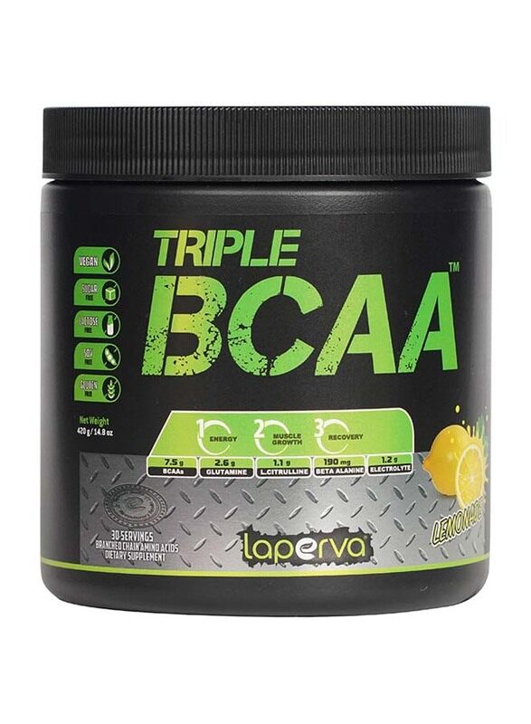 

Laperva Triple BCAA, 30 Servings, Lemonade