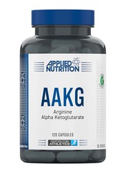 Applied Nutrition 30 Servings Arginine Alpha Ketoglutarate Food Supplement, 120 Capsules, Regular