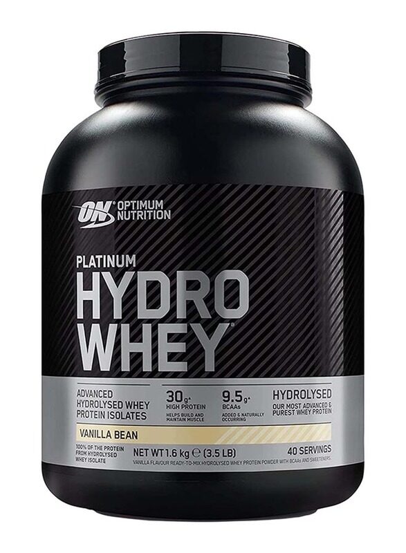 

Optimum Nutrition Platinum Hydro Whey Powder, 1.6Kg, Velocity Vanilla