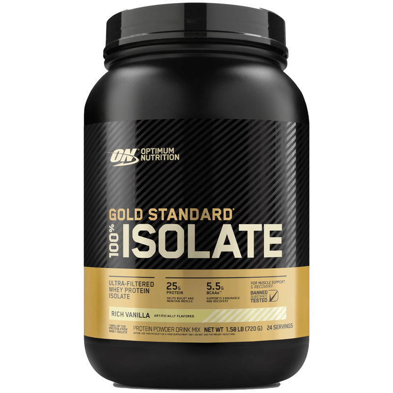 Optimum Nutrition 100% Gold Standard Isolate, Rich Vanilla, 1.58 LB