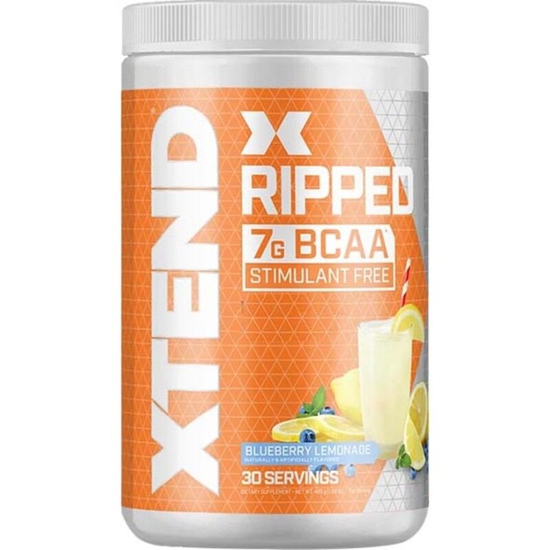 

Xtend Ripped BCAAs Dietary Supplement, 30 Servings, Blueberry Lemonade