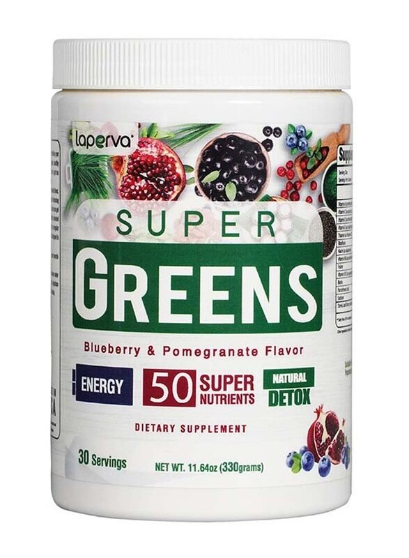 

Laperva Super Greens, 330gm, Blueberry & Pomegranate