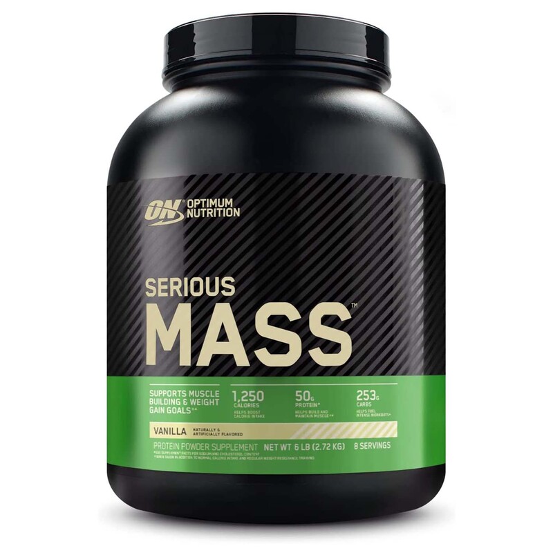 Optimum Nutrition Serious Mass, Vanilla, 6 LB