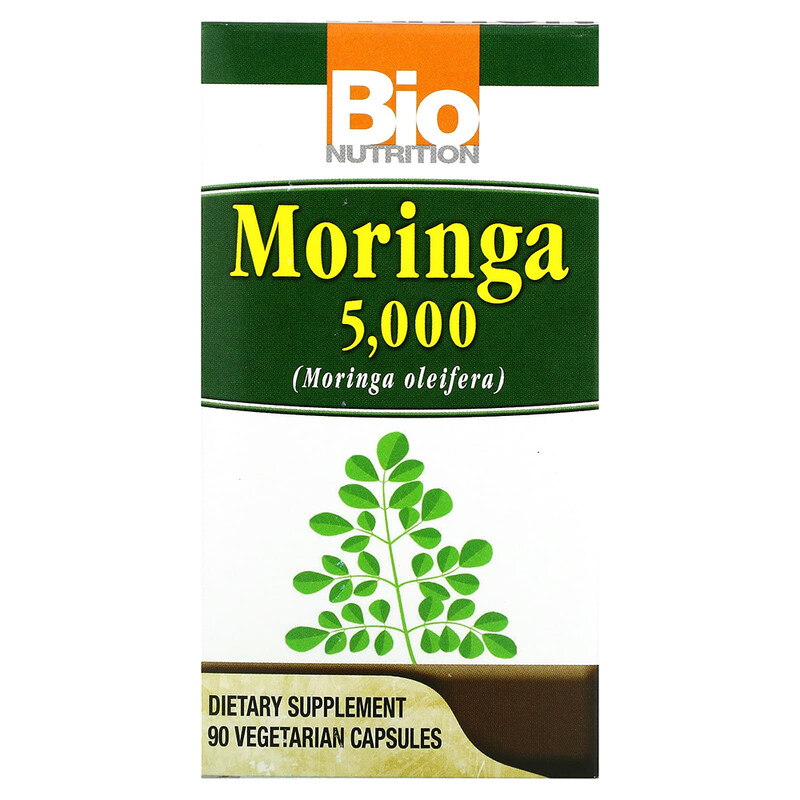 

Bio Nutrition Moringa Super Food, 60 Veggie Capsules, 5000 mg