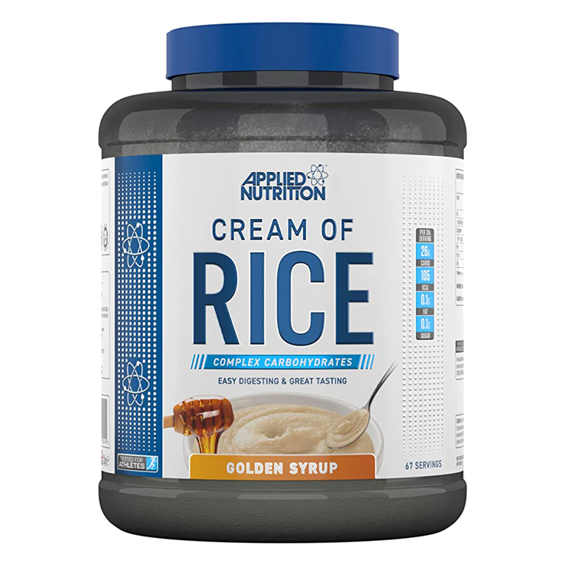 Applied Nutrition Cream of Rice Protein Powder, 2Kg, Golden Syrup