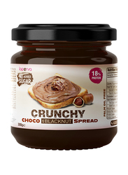 Laperva Crunchy Choco Black Nut No Added Sugar Spread, 300g