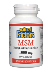 Natural Factors MSM Capsules, 1000mg, 180 Capsules