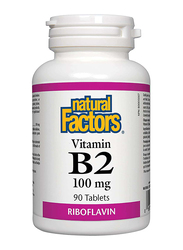 Natural Factors B2 Riboflavin, 100mg, 90 Tablets