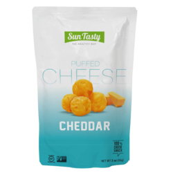Sun Tasty Puffed Cheese, 56 Gm, Cheddar