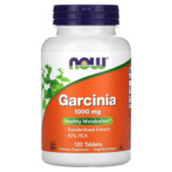 Now Garcinia, 120 Tablets, 1000 mg