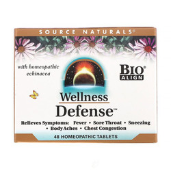 Source Naturals Wellness Cold and Flu, 48 Tablets