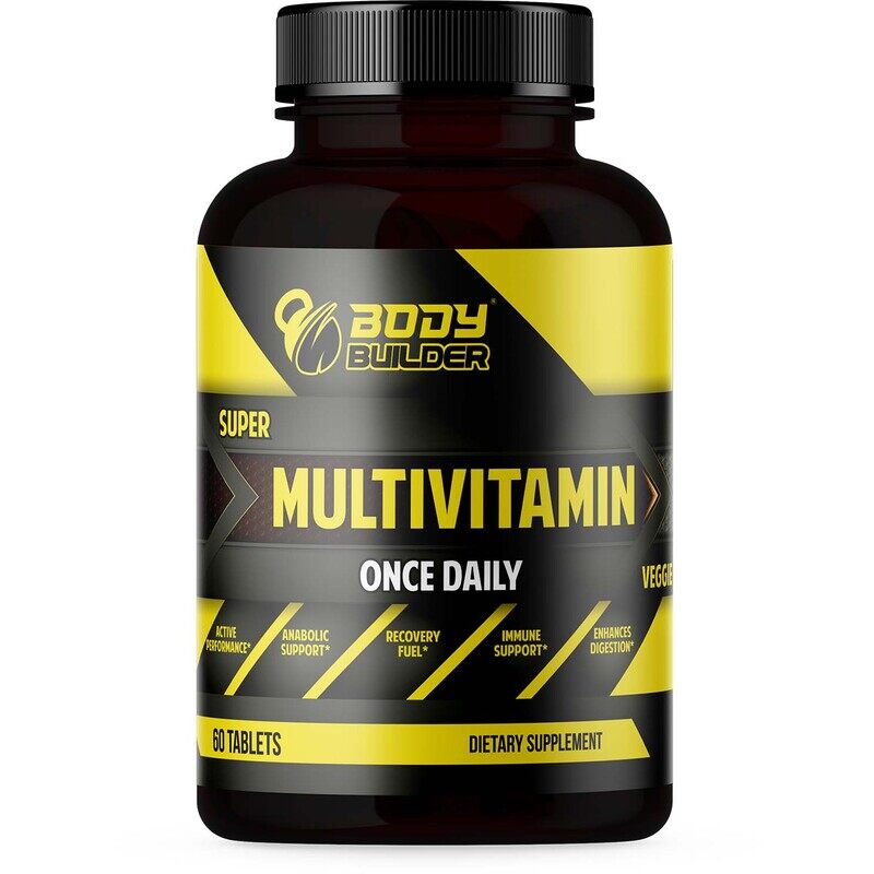 

Body Builder Super Multivitamin Dietary Supplement, 60 Tablets, Regular