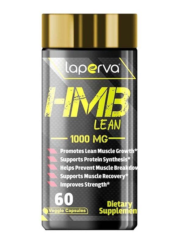 

Laperva HMB Lean Dietary Supplement, 1000mg, 60 Veggie Capsules, Regular