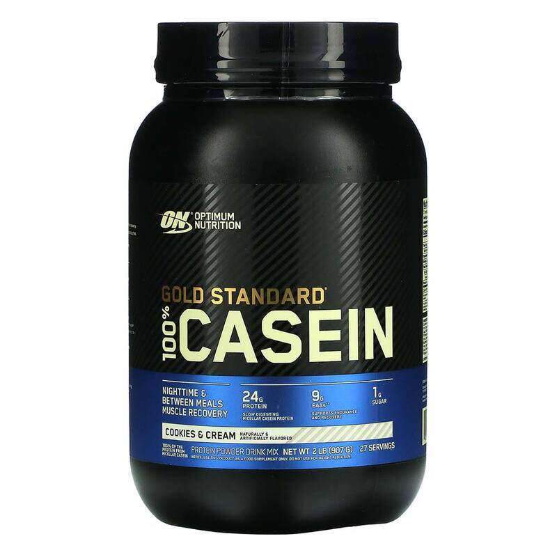 

Optimum Nutrition Gold Standard 100% Casein Powder, 907gm, Cookies & Cream