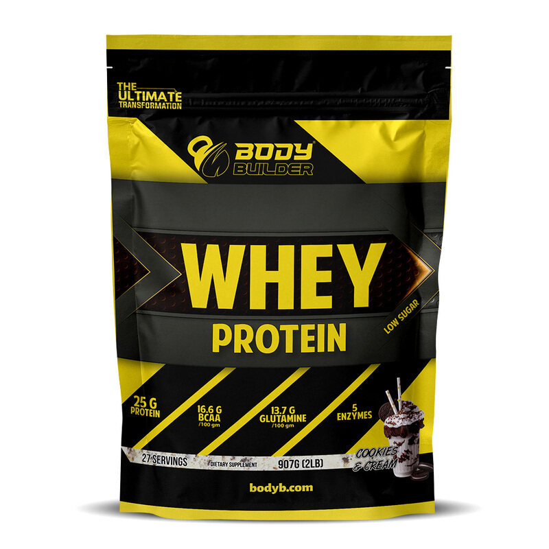 

Body Builder Whey Protein, Cookies and Cream, 2 LB