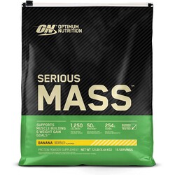 Optimum Nutrition Serious Mass, Banana, 12 LB