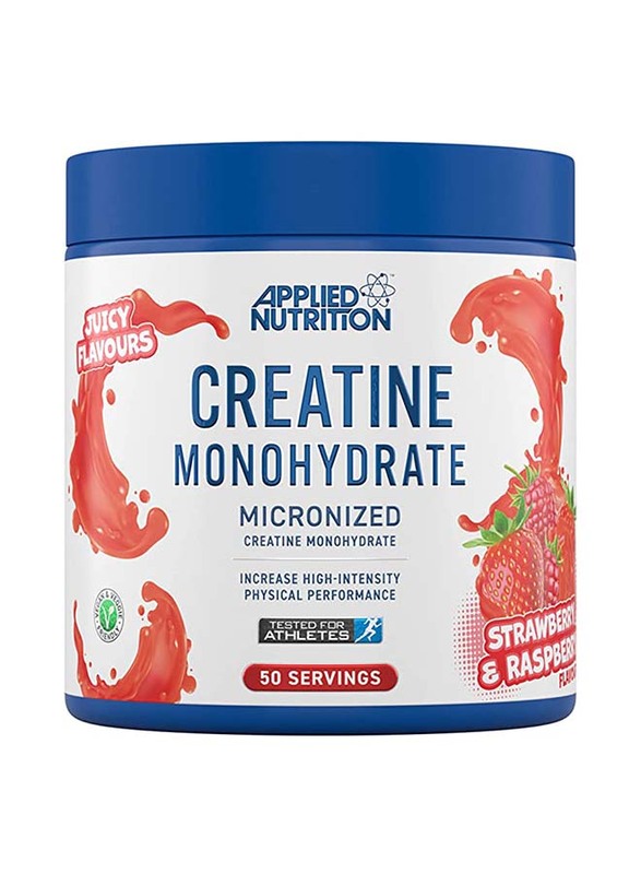 Applied Nutrition Creatine Monohydrate Micronized, 250gm, Strawberry & Raspberry
