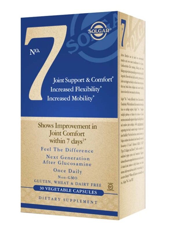 

Solgar No. 7 Joint Support & Comfort, 30 Vegetable Capsules, Unflavored