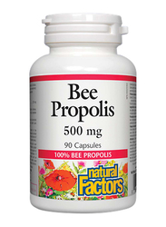Natural Factors Bee Propolis, 500mg, 90 Capsules