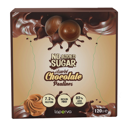Laperva Chocolate Praline No Added Sugar Chocolate Bar, 1 Bar