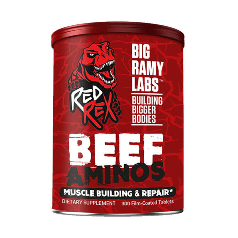 

Big Ramy Labs Redrex Big Ramy Labs Red Rex Beef Amino, 300 Tablets