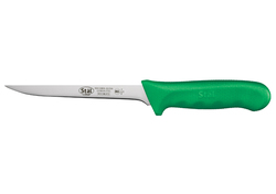 Winco 6 inch Green Boning Knife, Narrow