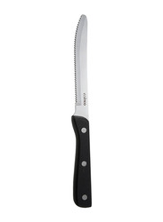 Winco Steak Knife, Black/Silver