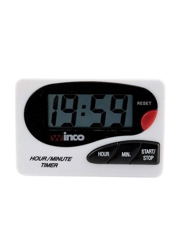 Winco Digital Timer with Large LCD Display, White