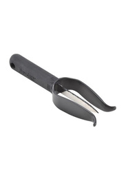 Tablecraft Stainless Steel Firm Grip Ergonomic Bagel Slicer, Black