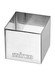 Winco Square Stainless Steel Culinary Pastry Mould, Silver