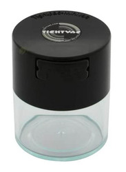 Tightvac Airtight Multi-Use Vacuum Seal Portable Storage Container, Black/Clear