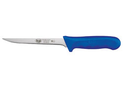 Winco 6 inch Blue Boning Knife, Narrow