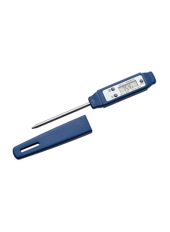 Winco Waterproof Digital Thermometer, Blue