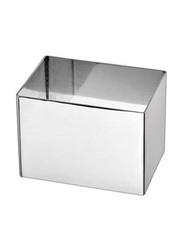 Winco Rectangular Stainless Steel Culinary Pastry Mould, Silver