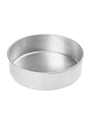 Winco 10 x 3-inch Round Aluminium Cake Pan, Silver