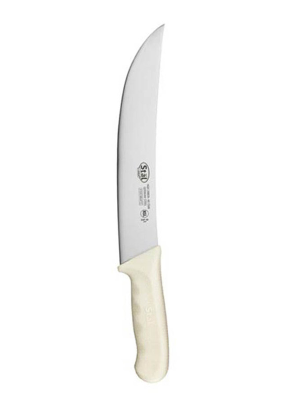 Winco Steak Knife, White/Silver