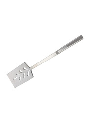 Winco 14-inch Stainless Steel Perforated Turner with Hollow Handle, Silver
