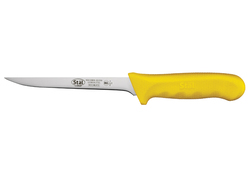 Winco 6 inch Yellow Boning Knife, Narrow