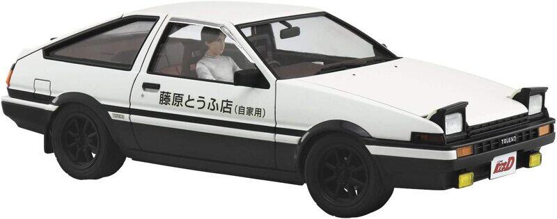

Aoshima 1/24 Initial D #14 Toyota AE86 Sprinter Trueno Takumi Fujiwara Project D ver. with Figure