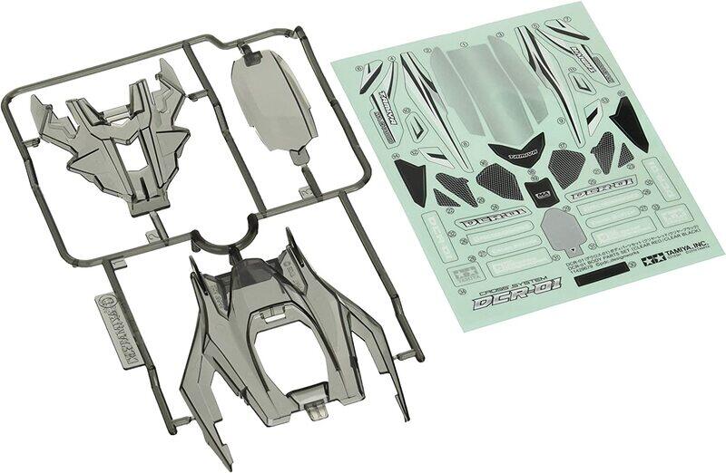 

Tamiya Mini 4WD GUP DCR-01 Body Parts Set (Clear Black)